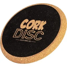 Kork-Deko Kork-Deko Wurfscheibe aus Kork | Flugscheibe mit Griffmulde | Flying Disc | 200g – Produktbild 1 von 1