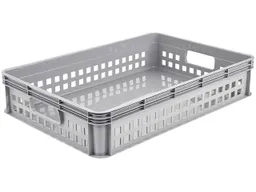 Keeeper Keeeper Transportkorb 'Robert' stapelbar, 60 x 40 x 12 cm, PP, 22 l – Produktbild 1 von 1