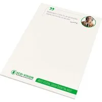 Schreibblock inkl. 4-farbigem Aufdruck DIN A4, 50 Blatt – Produktbild 1 von 1