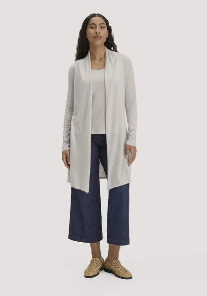 hessnatur hessnatur Strick Jacke Regular aus TENCEL Lyocell und Bio-Baumwolle, Düne, – Produktbild 1 von 4
