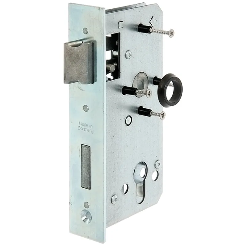 Alberts ALBERTS Ersatzschloss, Dornm.55mm, verz., Stulpst.3mm, f.Schlosskasten 40mm, HxB 167x85mm – Produktbild 1 von 1