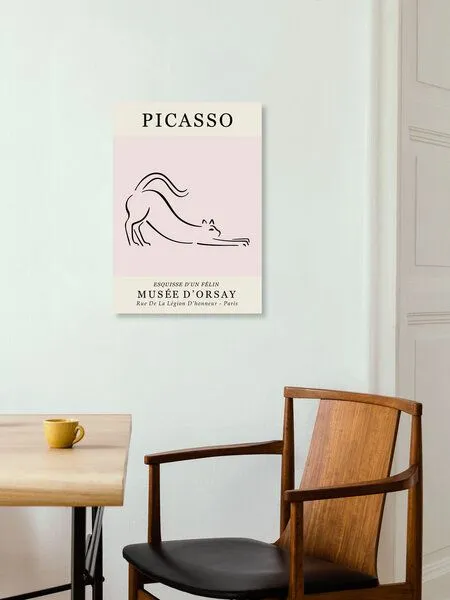 Photocircle Photocircle Poster / Leinwandbild - Picasso - Esquisse D'Un Felin – Produktbild 7 von 8