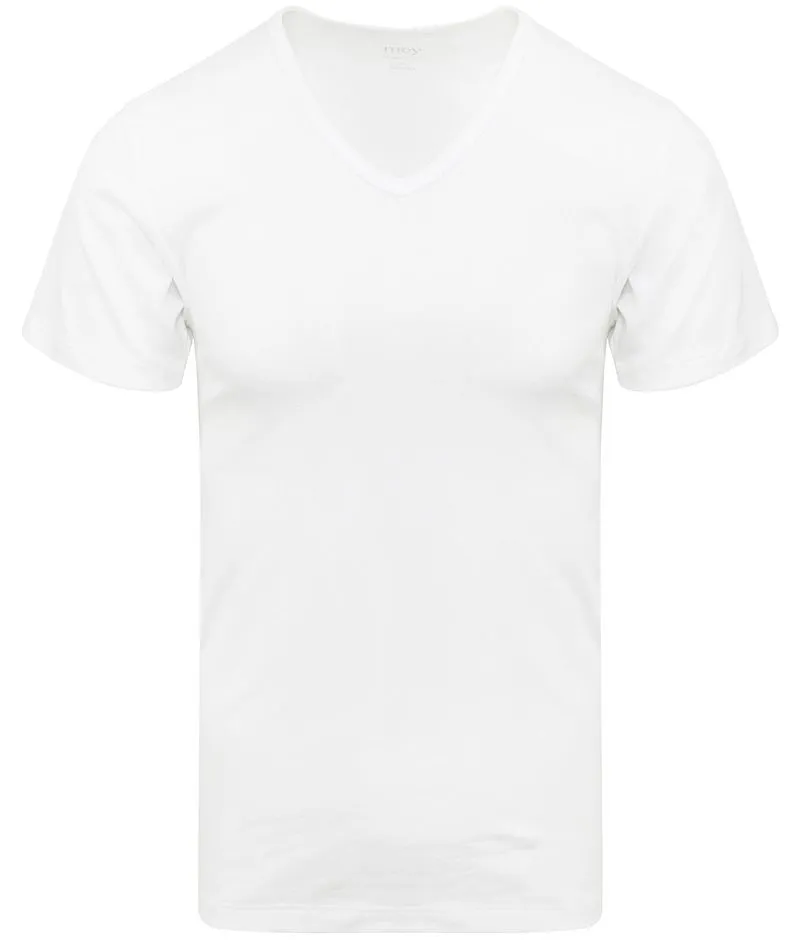 mey Mey Noblesse V-Ausschnitt T-Shirt Weiß - Größe 4XL, Weiß, – Produktbild 2 von 5