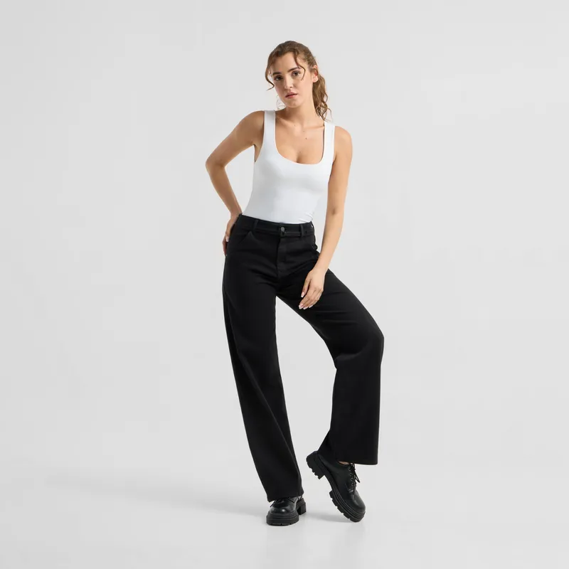 DAWN BLINK Wide Barrel Soft Denim - Classic - Stay Black - Stay Black / 24 / 30 – Produktbild 1 von 1