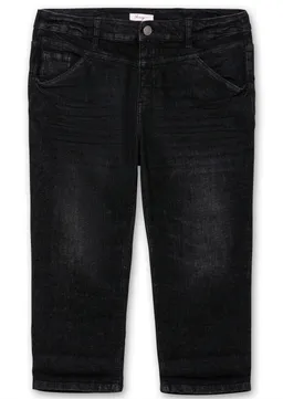 sheego Caprijeans black denim – Produktbild 1 von 1