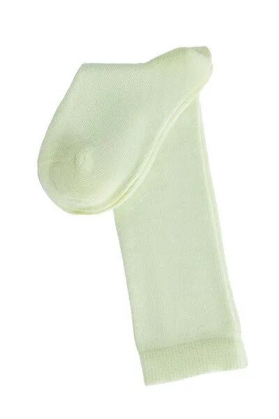 Leela Cotton Leela Cotton 2er oder 4er Pack Kinder Kniestrümpfe aus Bio-Baumwolle Strümpfe Kinder Socken, Limette, – Produktbild 1 von 2