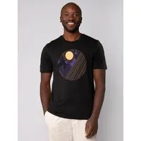 watapparel watapparel T-Shirt Unisex Geometric Landscape 3, Black, – Produktbild 1 von 1