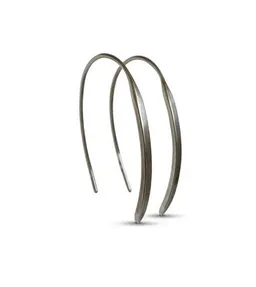 ting goods ting goods Ohrringe Dent, aus Messing oder Silber – Produktbild 1 von 1
