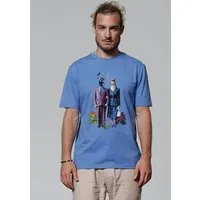 watapparel watapparel T-Shirt Unisex Fancy Birds, Bright blue, – Produktbild 1 von 1