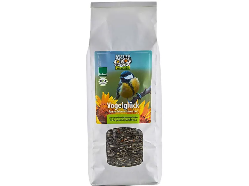 Aries ARIES Bio-Vogelfutter "Vogelglück" Sonnenblumenkerne pur, 1 kg – Produktbild 1 von 1