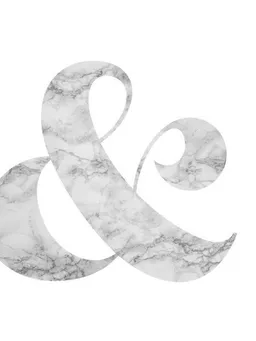 Photocircle Photocircle Poster / Leinwandbild - Marble Ampersand – Produktbild 1 von 1