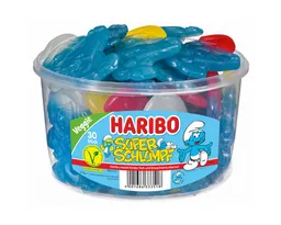Haribo Haribo Süßigkeit, Haribo extra großer glatinefreier Super Schlumpf veggie 1440g – Produktbild 1 von 1