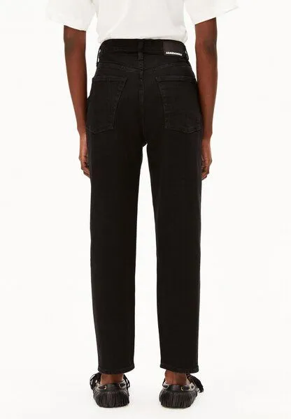 ARMEDANGELS ARMEDANGELS MAIRAA Damen Mom Jeans recycelter Baumwoll Mix, Black, – Produktbild 2 von 4
