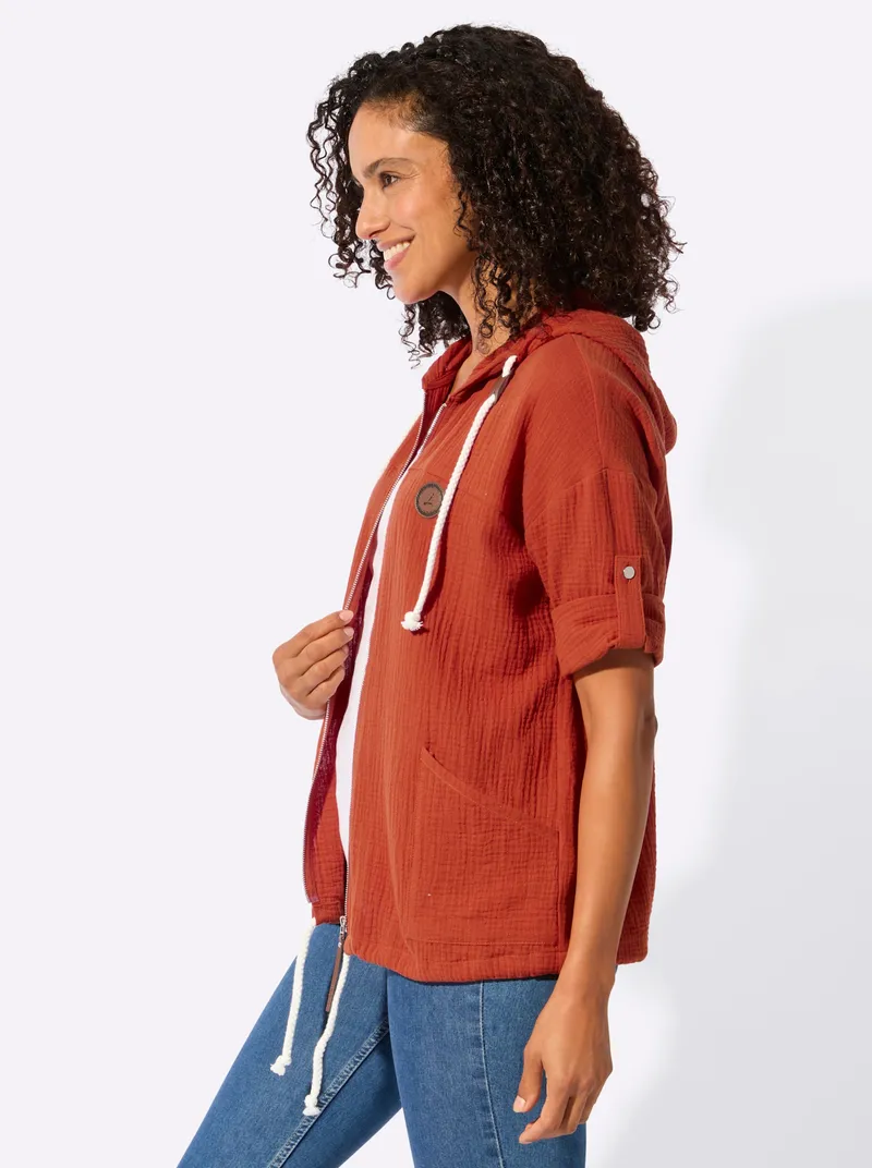 Witt Blusenjacke rostrot, Rostrot, – Produktbild 2 von 2