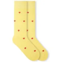 von Jungfeld VON JUNGFELD Bio-Socken "Strawberry", bright yellow, Gr. 36/40 – Produktbild 1 von 1
