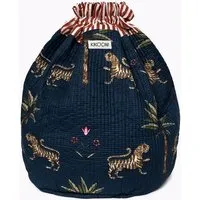KIKOONI KIKOONI handgefertigter Baumwoll Beutel "FUNBAG" - BIG, Savanna stories by night, – Produktbild 1 von 1