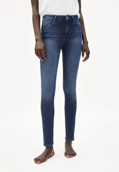 ARMEDANGELS ARMEDANGELS Tillaa Circular - Damen Skinny Fit Mid Waist, Navy blue, – Produktbild 1 von 5
