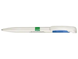 RITTER CARES RITTER CARES Druckkugelschreiber 'BioPen' wasserfallblau transparent – Produktbild 1 von 1