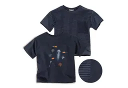 People Wear Organic People Wear Organic Kurzarmshirt im Doppelpack, aus Bio Baumwolle – Produktbild 1 von 1