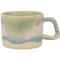 El Puente El Puente "Meeresrauschen" Tasse aus Keramik in Grün-Blau | Fair Trade & Handmade aus Vietnam – Produktbild 1 von 1