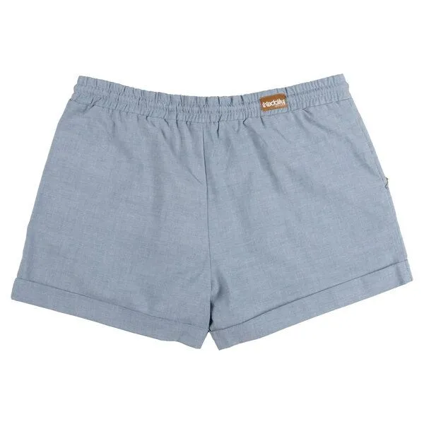 Iriedaily Iriedaily Chambray Girl Short, Blue mel. (blau), – Produktbild 2 von 4