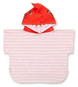 Sense Organics & friends in cooperation with GARY MASH Sense Organics & friends in cooperation with GARY MASH Badeponcho mit Haifisch-Kapuze aus Bio-Baumwolle – Produktbild 1 von 1