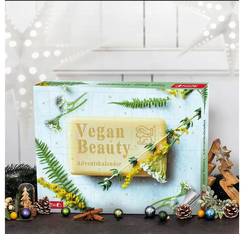 Roth Adventskalender Adventskalender Vegan Beauty, 24 vegane Kosmetikartikel für tierfreie Pflege im Advent – Produktbild 2 von 4