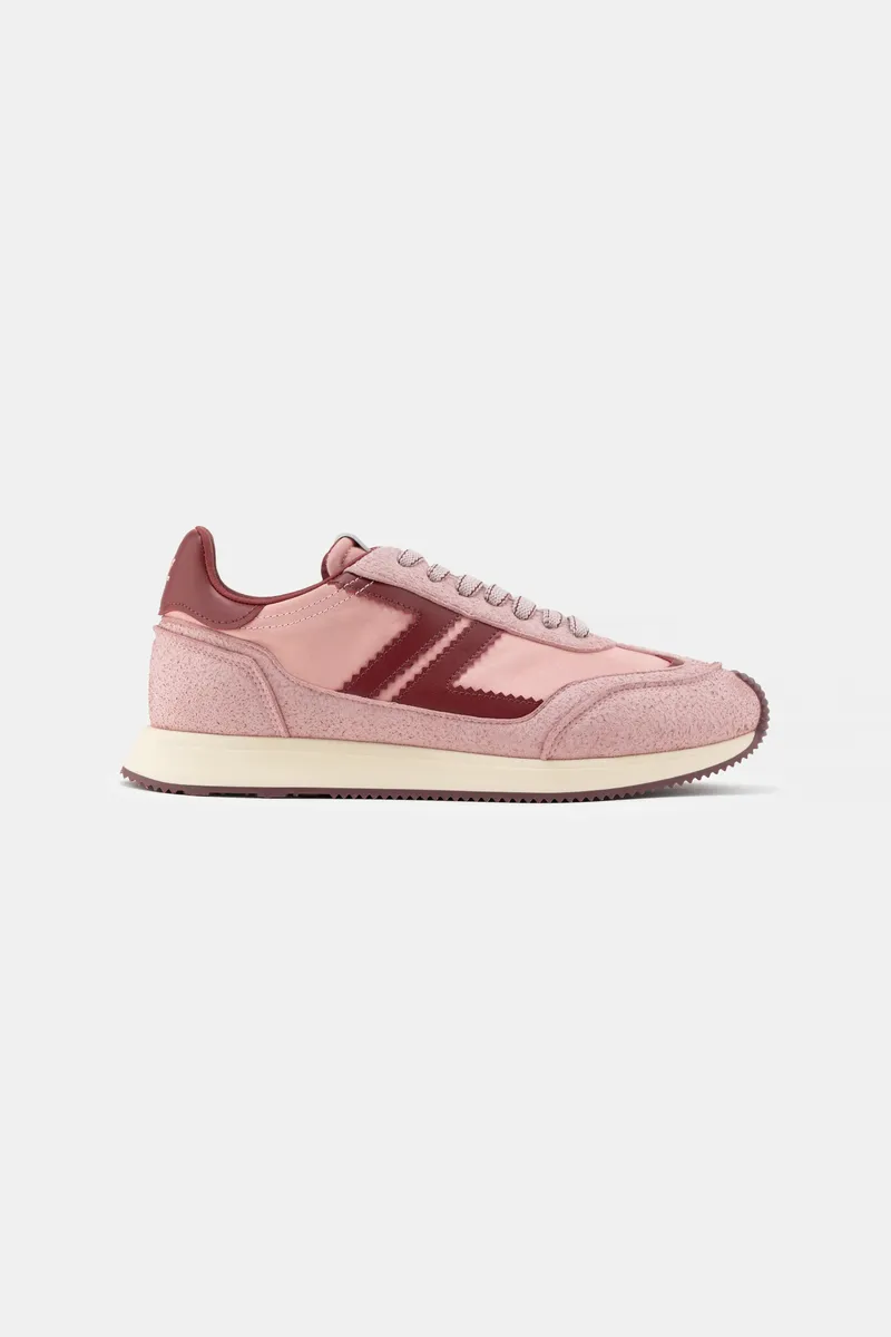 Zèta Zèta Herren vegan Sneaker Omega Rose Pink, Dunkelpink, – Produktbild 1 von 2