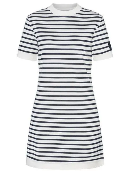 Super.Natural Super.Natural W Casual Stripe Bio Dress für Damen, Merino, Fresh white/navy stripe, – Produktbild 4 von 4