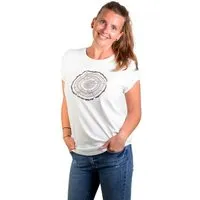 Life Tree Life-Tree Shirt aus Biobaumwolle Fairwear für Damen "Treeslice" in Washed White – Produktbild 1 von 1