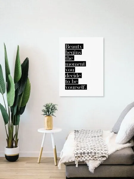 Photocircle Photocircle Poster / Leinwandbild - Be Yourself No4 – Produktbild 4 von 4
