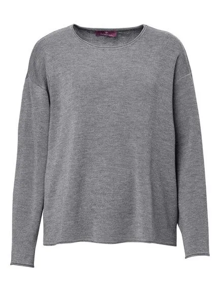 Heidekönigin Heidekönigin Merino Pullover, Basalt, – Produktbild 1 von 3