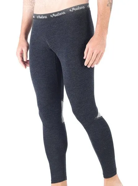 Woolona Woolona Lange Unterhose - PATCH - 100% Merinowolle, Schwarz, – Produktbild 2 von 4