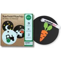Hanniline Kontrastkarten ab dem 3. Lebensmonat 20 Motive Maße 15 x 15 x 2 cm – Produktbild 1 von 1