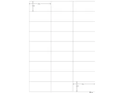 memo-Etiketten 70 x 32 mm, 2.700 Stk. B-Ware (K9206) – Produktbild 1 von 1