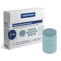 magnetoplan 10 magnetoplan Magnete 'Discofix magnum' hellblau – Produktbild 4 von 4
