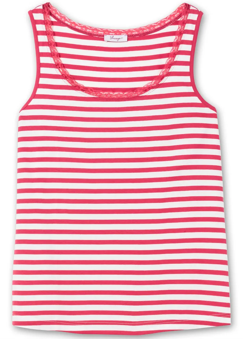 sheego Tanktop sorbet pink-ecru, Sorbet pink-ecru, – Produktbild 2 von 2