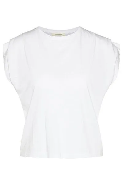 Wunderwerk Wunderwerk Damen oversize Oberteil aus Bio Baumwolle & Modal "Pleated oversize top", Weiß (white 100), – Produktbild 1 von 3