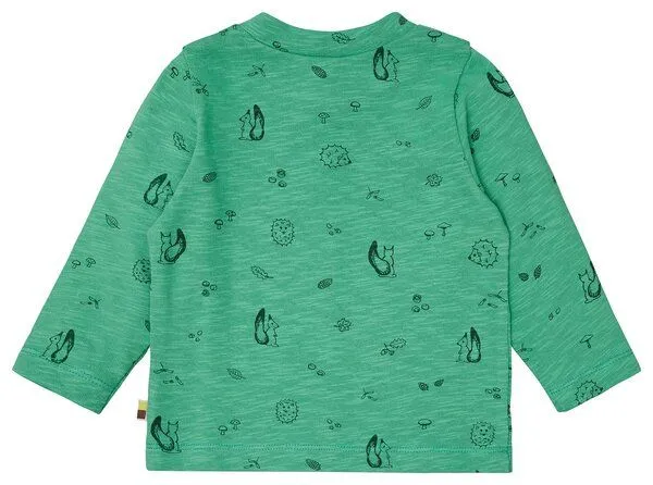 loud + proud loud + proud Babys & Kinder Shirt Slub Jersey mit Druck, GOTS-zertifiziert, Plant(grün), – Produktbild 1 von 2