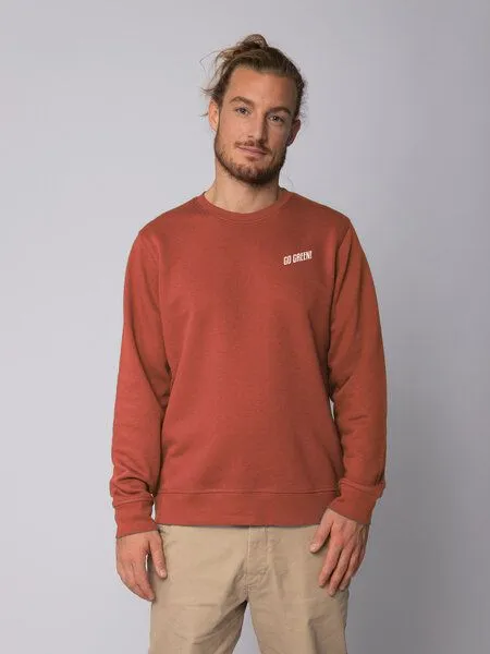 watapparel watapparel Sweatshirt Unisex Go Green, Heritage brown, – Produktbild 2 von 3
