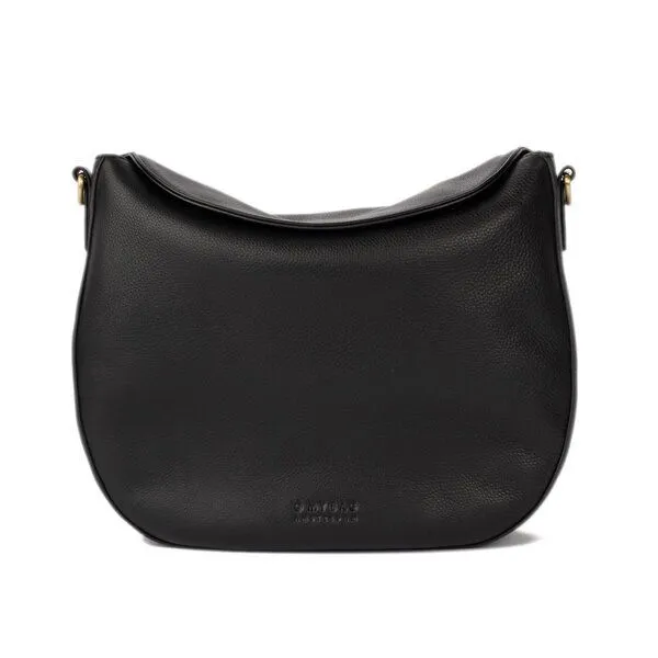 O MY BAG O MY BAG LANA - Umhängetasche aus Leder - mit 2 Straps, Soft grain black (schwarz), – Produktbild 3 von 4