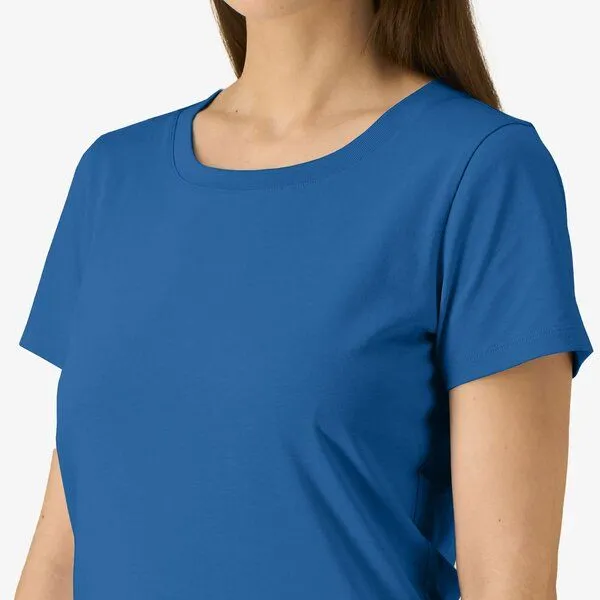 YTWOO YTWOO Mid-Light Damen T-Shirt Slim Fit, Royal blue, – Produktbild 3 von 4