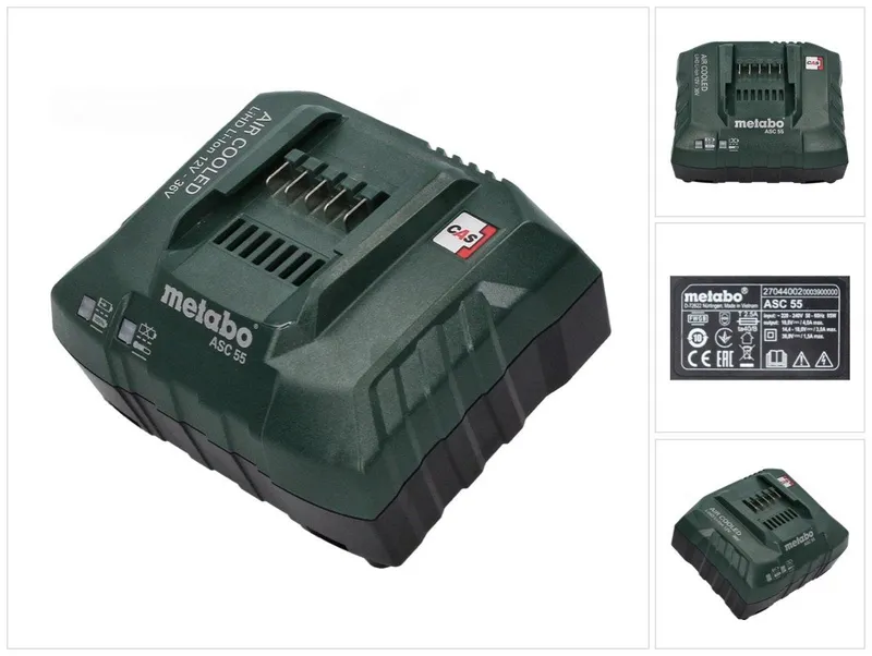 Metabo Metabo ASC 55 Ladegerät AIR COOLED 12-36V (627044000) Nachfolger von ASC Schnelllade-Gerät – Produktbild 1 von 1
