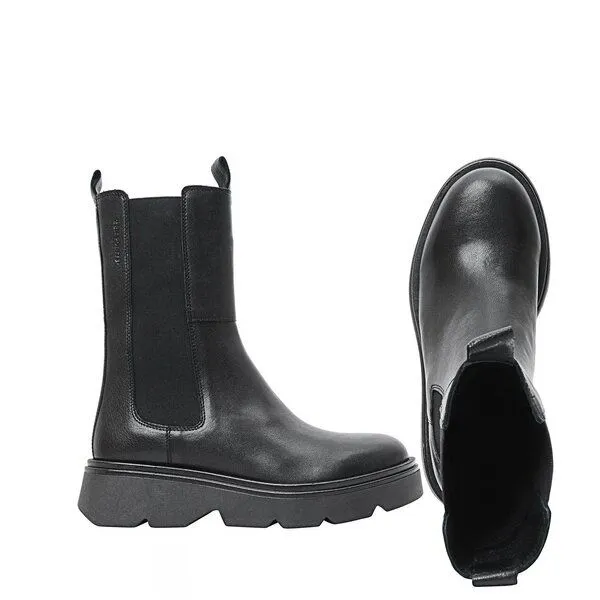 Ten Points Ten Points warm gefütterte Lederboots mit dicker Sohle, Karin, Schwarz, – Produktbild 2 von 3