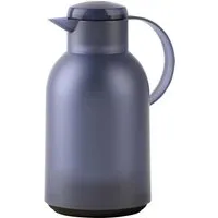 EMSA EMSA Isolierkanne "SAMBA" Quick Press, 1,5 l, transluzent/blau-grau – Produktbild 1 von 1