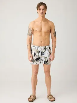 KnowledgeCotton Apparel KnowledgeCotton Apparel Mittellange Badehose mit Prints aus recyceltem Polyester – Produktbild 1 von 1