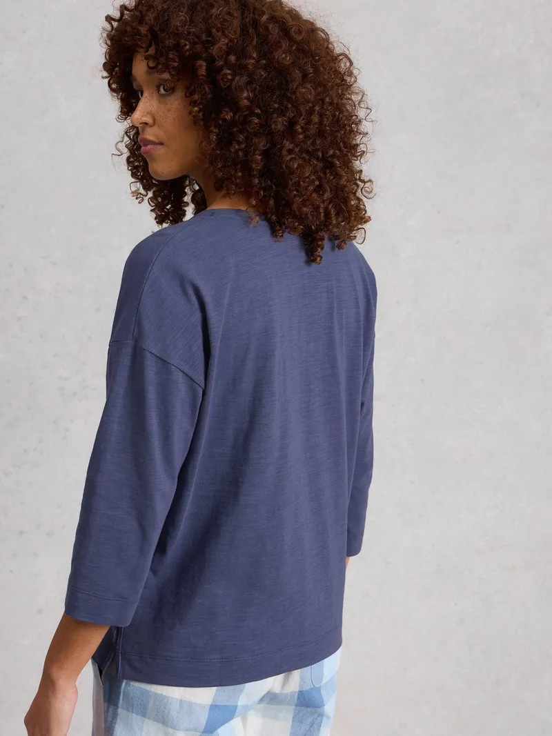 White Stuff Jerseytop Mia - L, Violett, – Produktbild 4 von 4