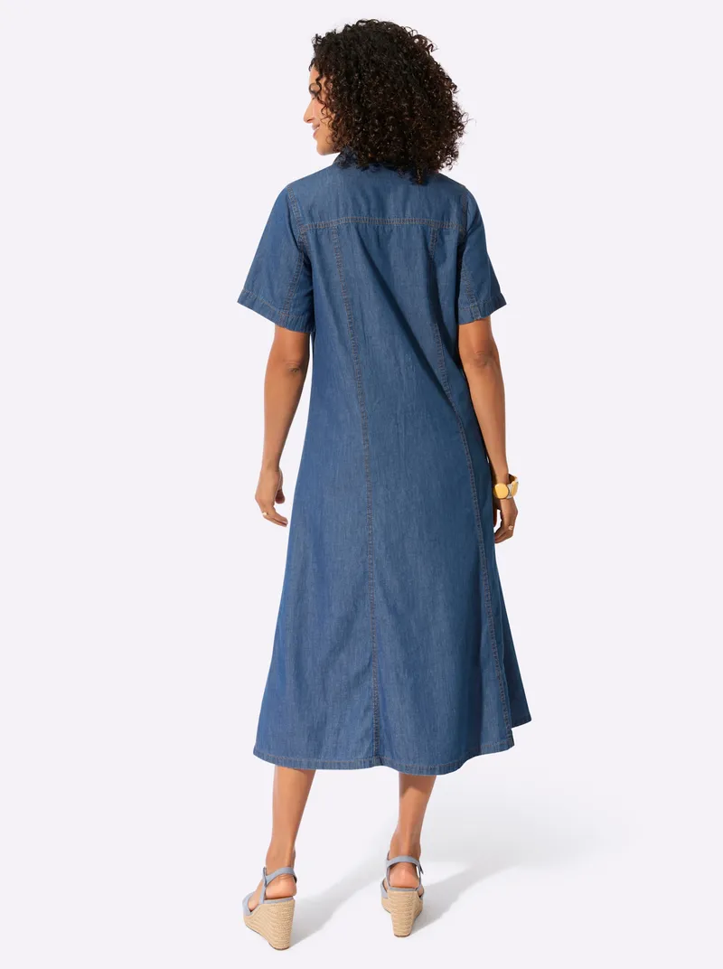 Witt Jeanskleid blue-stone-washed, Blue-stone-washed, – Produktbild 2 von 2