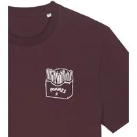 päfjes päfjes Pommes / Honigdachs mag Pommes Frittes - Fair Wear Unisex Männer Bio T-Shirt, Red brown (braun), – Produktbild 1 von 1