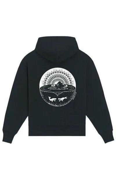 Zeachild Zeachild Wal Mandala ZipHoodie Unisex – Produktbild 2 von 4
